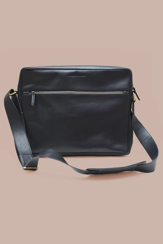 Leather Laptop Satchel - 15"