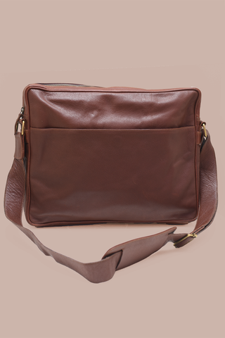 Leather Laptop Satchel - 15