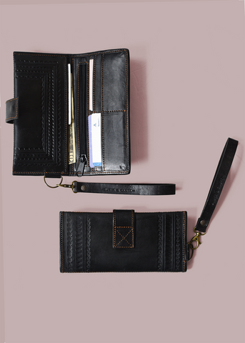 Embossed Wallet Wristlet