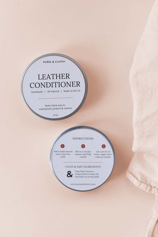 All Natural Leather Handbag Conditioner